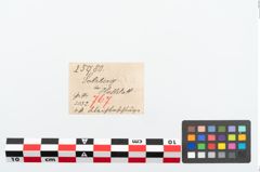 Etikett zu Bronzemanschetten (NHMW-PRAE-025980)